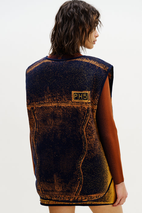 AVRIL REVERSIBLE QUILTED VEST