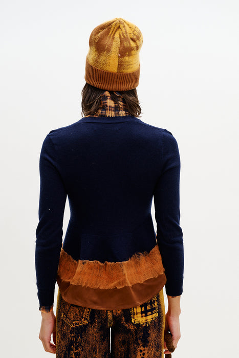 GWENDA NEEDLE PUNCH CARDIGAN