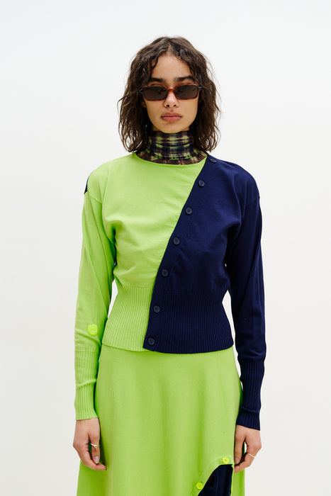 AYANA COLORBLOCK CARDIGAN