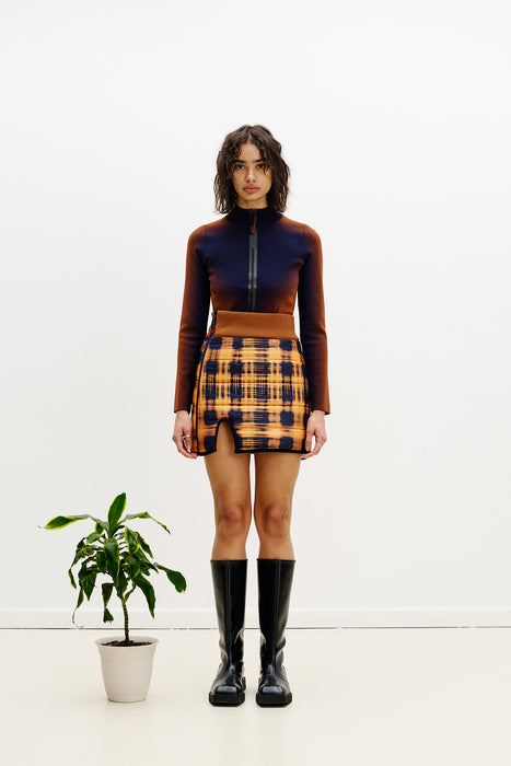 RHODA REVERSIBLE QUILTED SKIRT