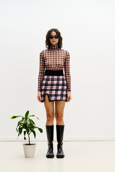 RHODA REVERSIBLE QUILTED SKIRT
