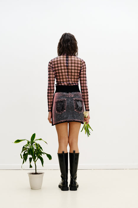 RHODA REVERSIBLE QUILTED SKIRT