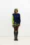 SHARON COLORBLOCK WAVY PULLOVER