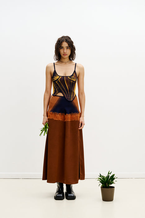 MILA DENIM PRINT TANK TOP