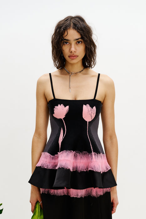 TULIP NEEDLE PUNCH TANK TOP