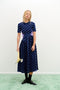 BIANCA MIXED MEDIA LONG DRESS