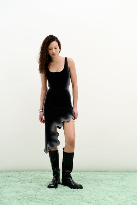 ASTER REVERSIBLE WAVY DRESS