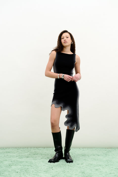 ASTER REVERSIBLE WAVY DRESS