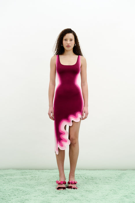 ASTER REVERSIBLE WAVY DRESS