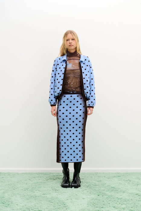 NEBULA MOHAIR REVERSIBLE SKIRT