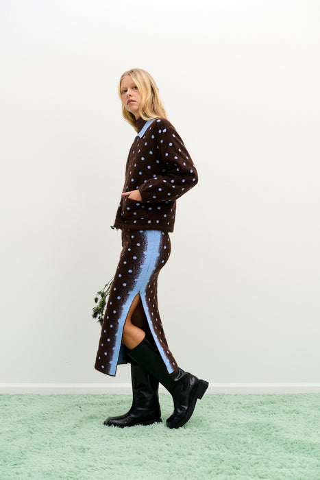 NEBULA MOHAIR REVERSIBLE SKIRT