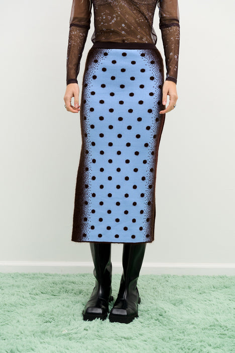 NEBULA MOHAIR REVERSIBLE SKIRT