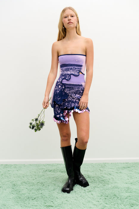 CASEY WAVY MINI SKIRT
