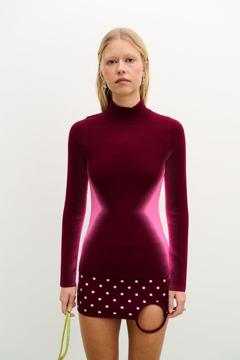 YURI ECOVERO TURTLENECK TOP