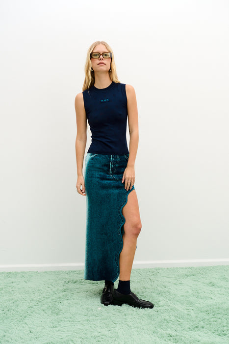 EDWIN POINTELLE TANK TOP