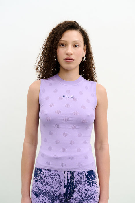 EDWIN POINTELLE TANK TOP
