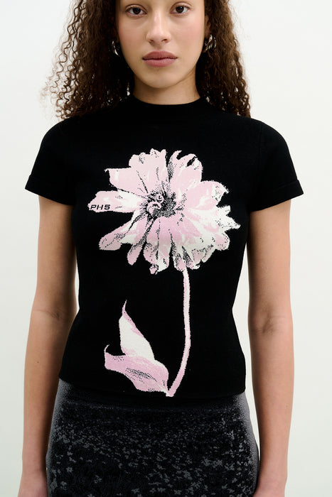 HANA UV REACTIVE FLOWER T SHIRT