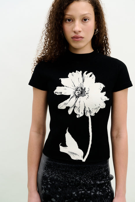 HANA UV REACTIVE FLOWER T SHIRT