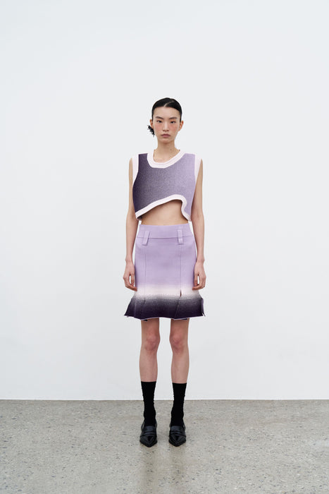 ASTER GRADIENT PRINT CARWASH SKIRT