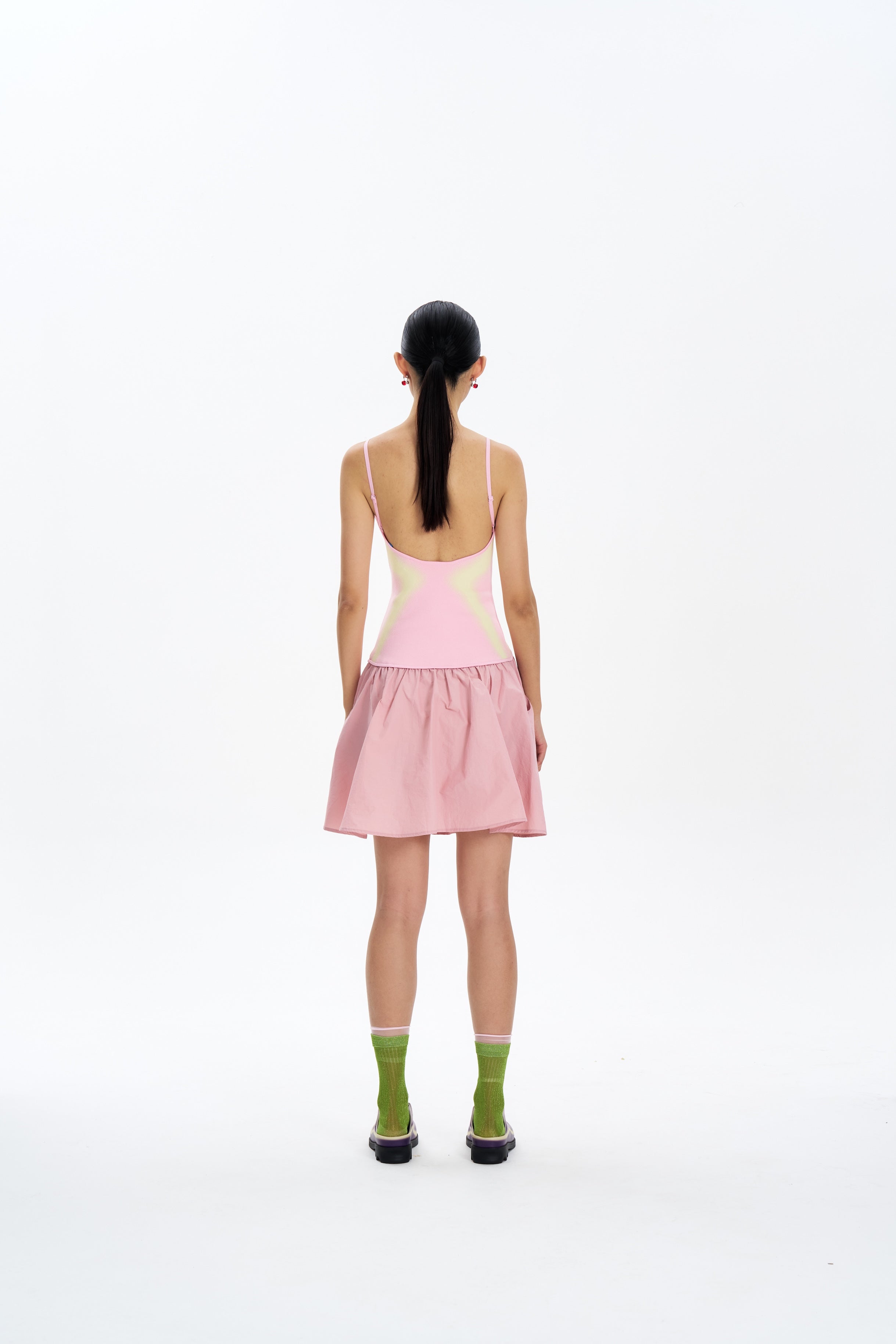 NAOMI MIXED MEDIA MINI DRESS– PH5