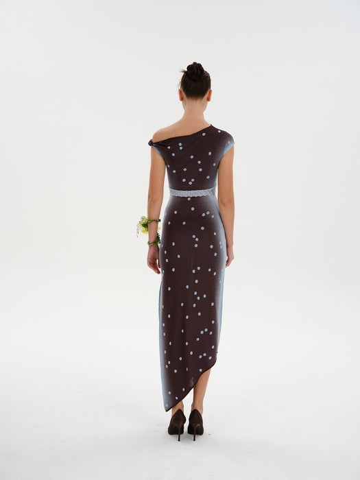 SOFIA DROP SHOULDER LONG DRESS