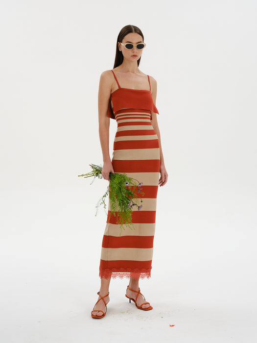 DAPHNE BANDAGE MIDI DRESS