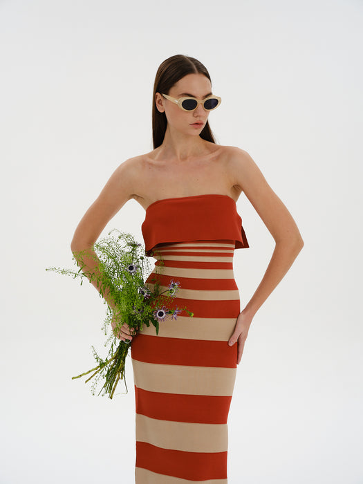 DAPHNE BANDAGE MIDI DRESS