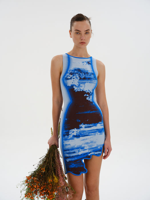 HAZEL MINI WAVY DRESS