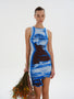 HAZEL MINI WAVY DRESS