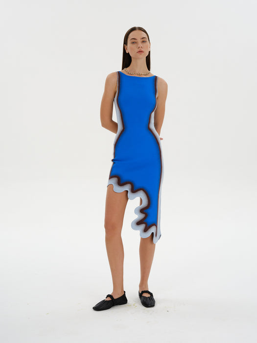 ASTER REVERSIBLE WAVY DRESS