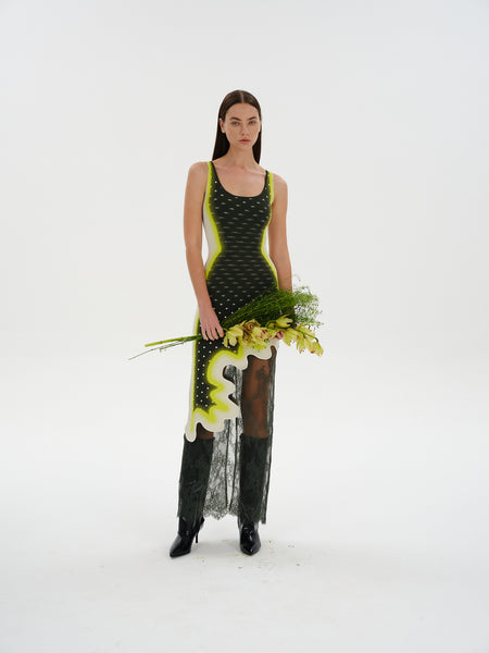 ph5 dress green SHEIN Aloruh Elegant Pink Floral Print Beach Vacation Party Bodycon Dr |  Dress main image 1