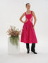 MUSHU MIXED MEDIA LONG DRESS
