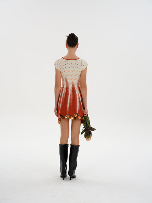 TINA MINI DRESS WITH SEQUINS