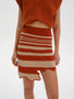 CHLOE WAVY MINI SKIRT