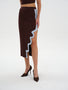 JELA PLEATED MIDI SKIRT