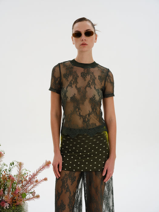 NATALIA LACE T-SHIRT