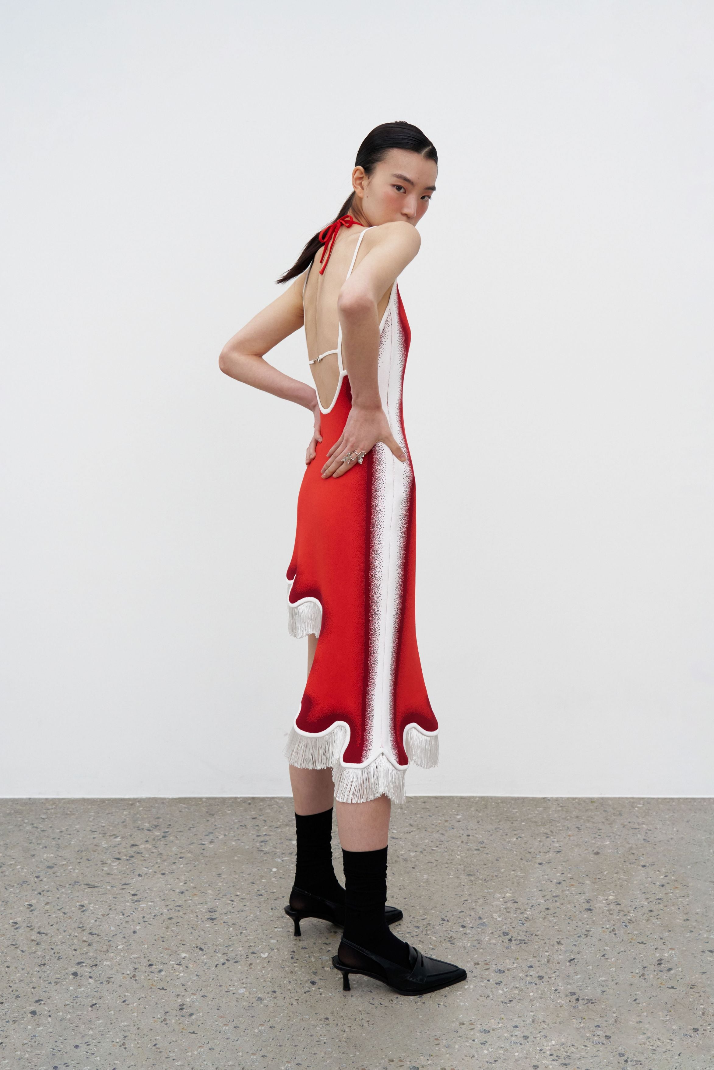LOTUS SIGNATURE WAVY DRESS WITH OPEN BACK– PH5