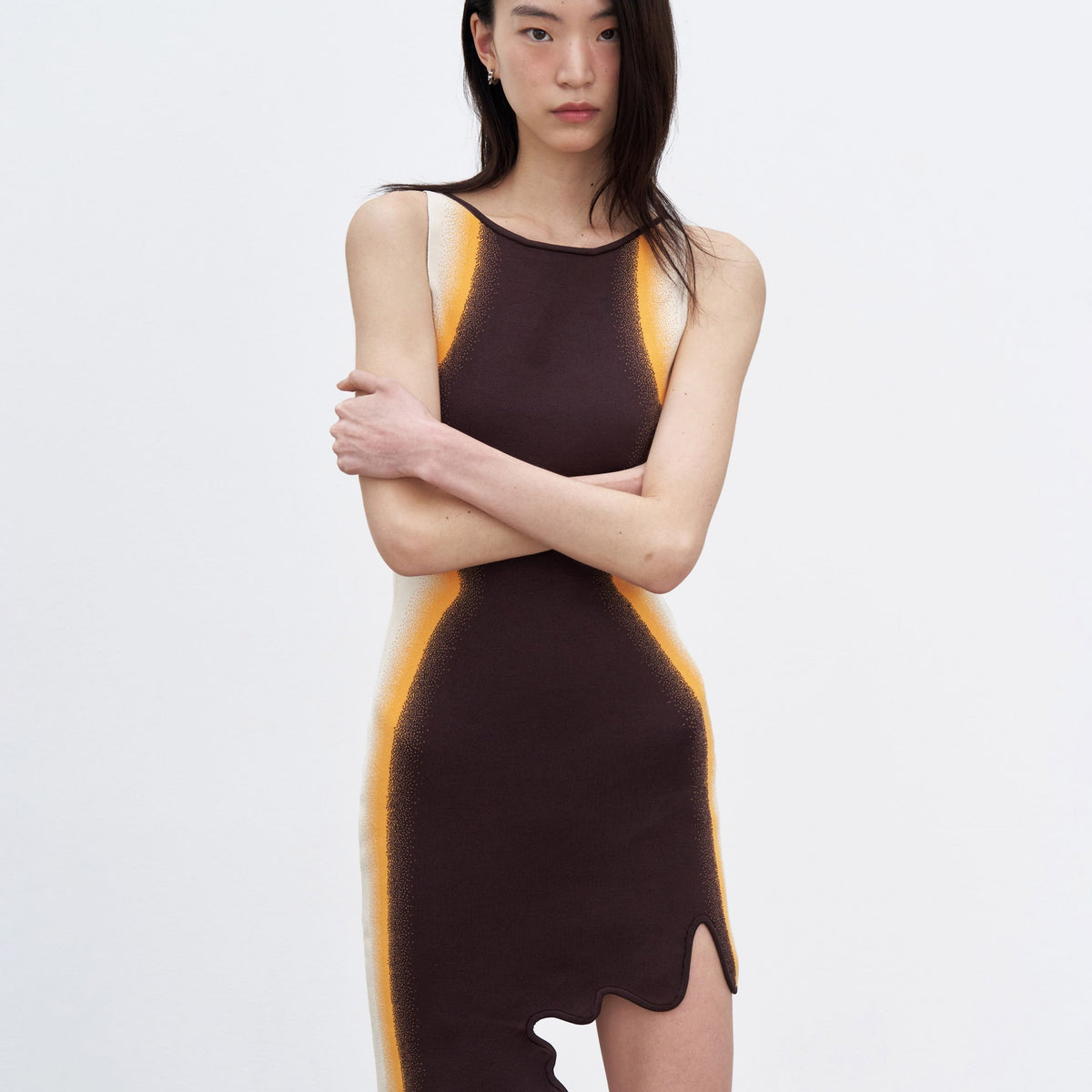 Hazel Gradient Print Mini Dress L