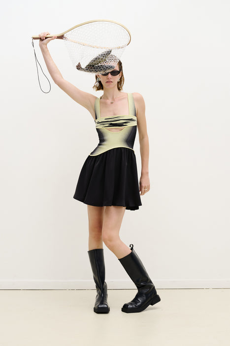 MORA REVERSIBLE MINI DRESS