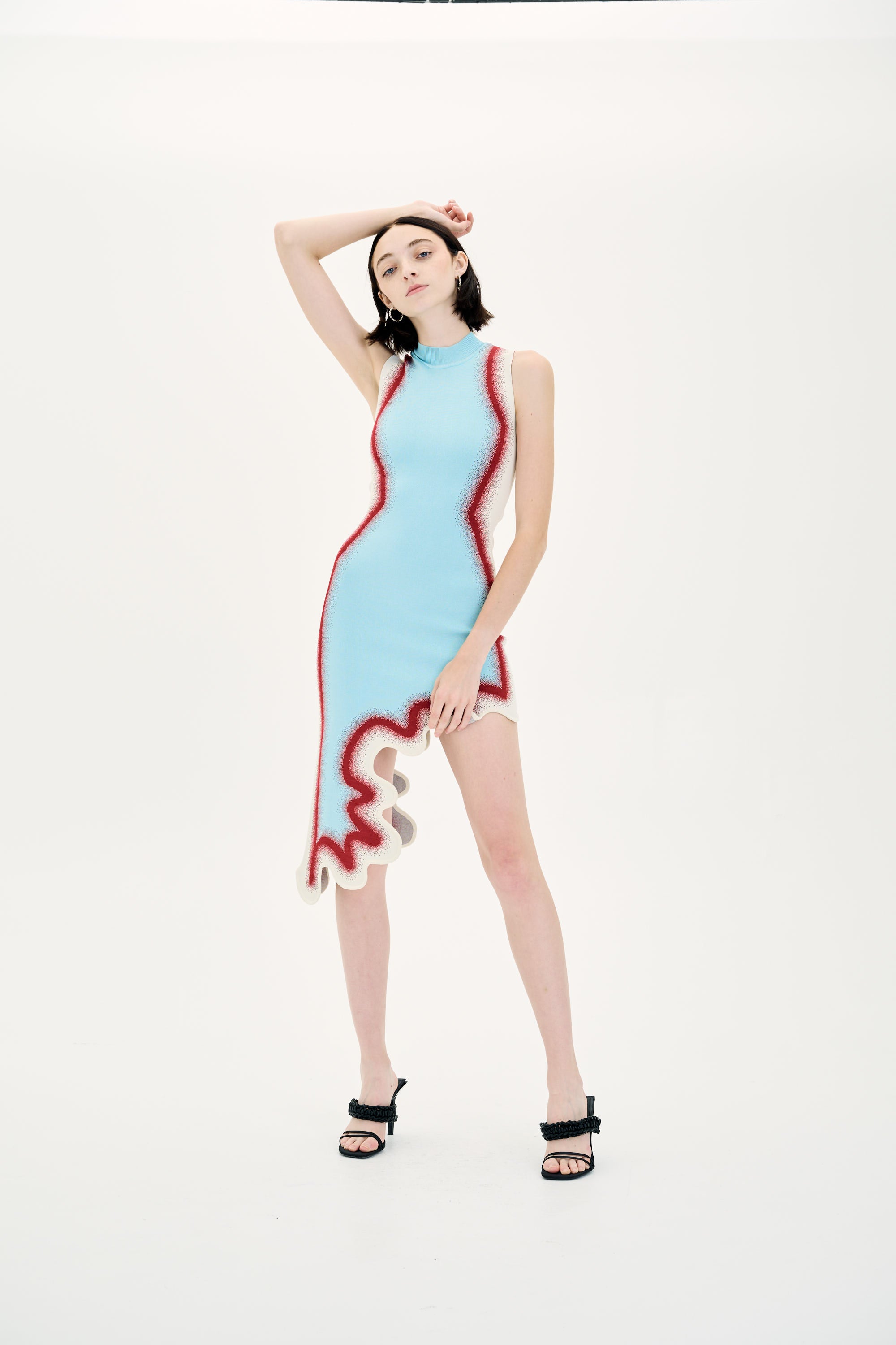 BROOKLYN WAVY ASYMMETRIC DRESS– PH5