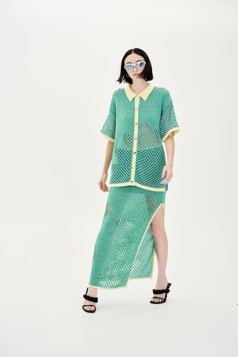 ROWAN CROCHET MAXI SKIRT