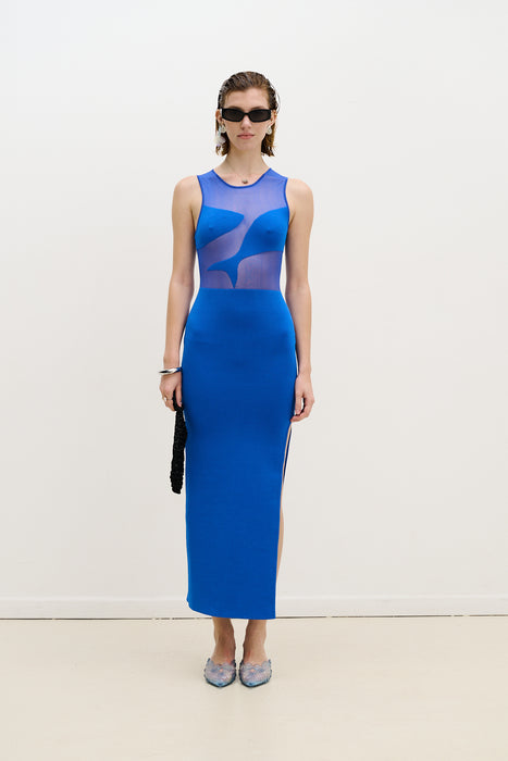 LIMIA SHEER LONG DRESS