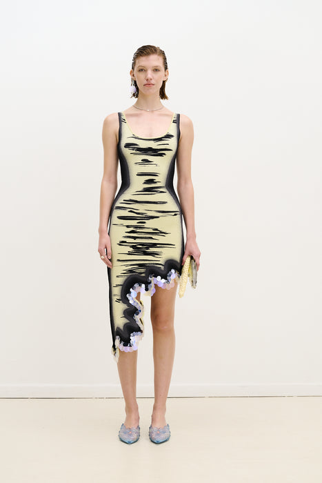 ROBIN REVERSIBLE WAVY DRESS WITH SEQUINS