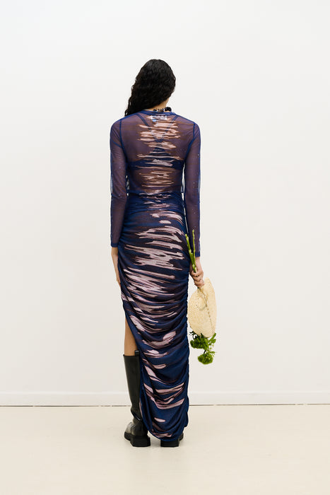 BETTA MESH CREWNECK TOP