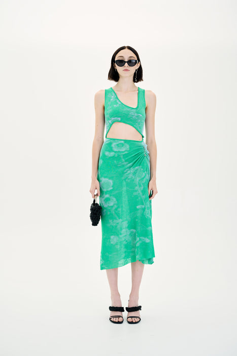 JAVA FLOWER PRINT TANK DRESS