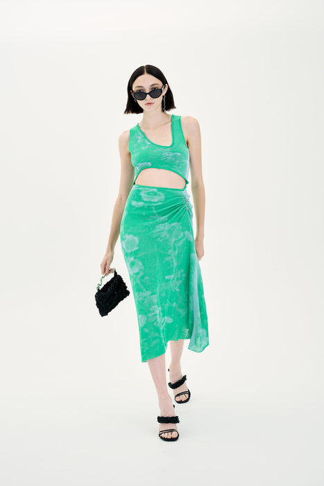 JAVA FLOWER PRINT TANK DRESS