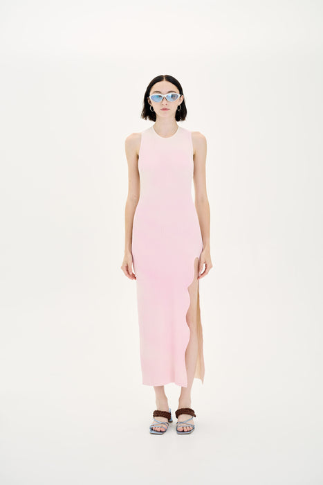 HANA UV REACTIVE LONG DRESS WITH OPEN BACK