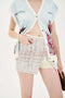 EILA PLAID PRINT SKORTS