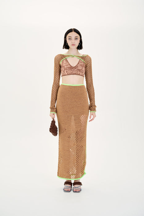 ROWAN CROCHET MAXI SKIRT