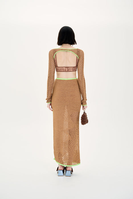ROWAN CROCHET MAXI SKIRT